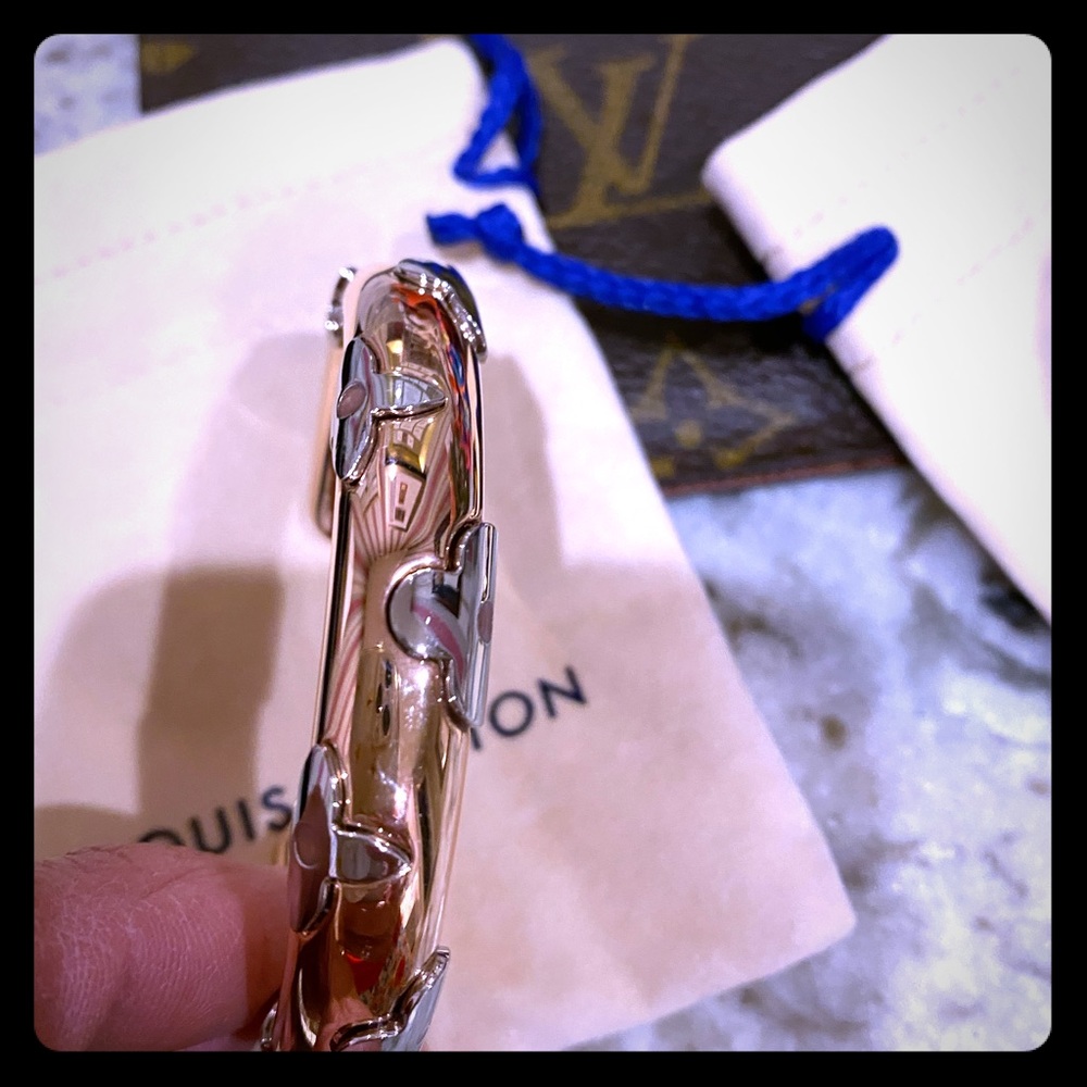 Louis Vuitton Daily Flower Monogram Cuff Bracelet